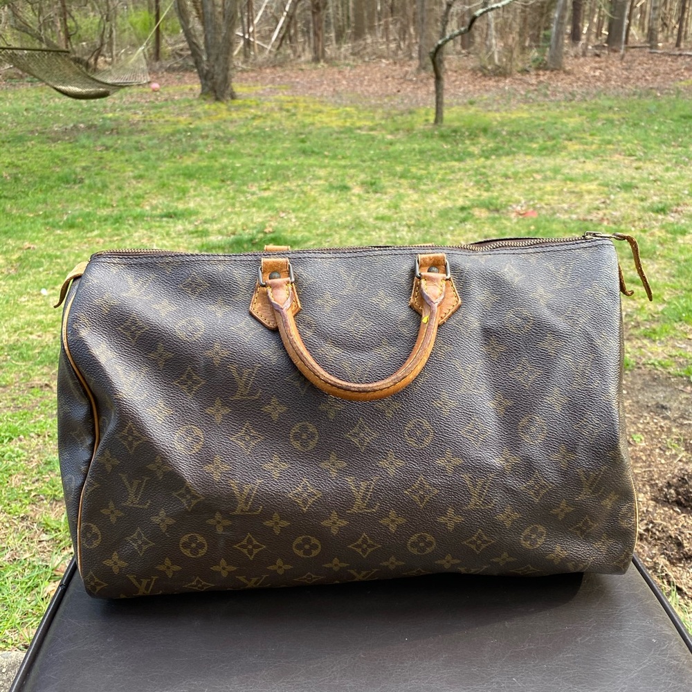 Louis Vuitton monogram speedy 40 satchel bag - Picture 1 of 8